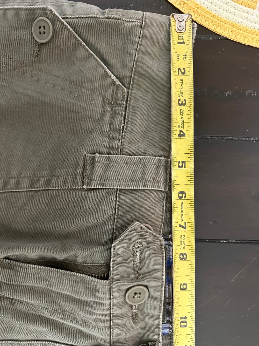 NATURAL LIFE Olive Green Button-Front Pants - Picture 8 of 9